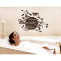 Dark Red 47in x 37in Floral Wall Decal O96686