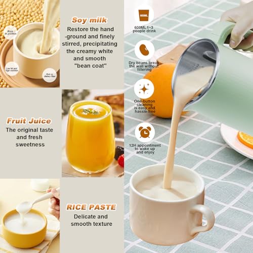 White 20 oz Nut Milk Maker P131