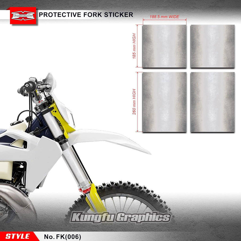 Black Upper Mid Fork Tube Decal Kit (Pack of 4) D38695