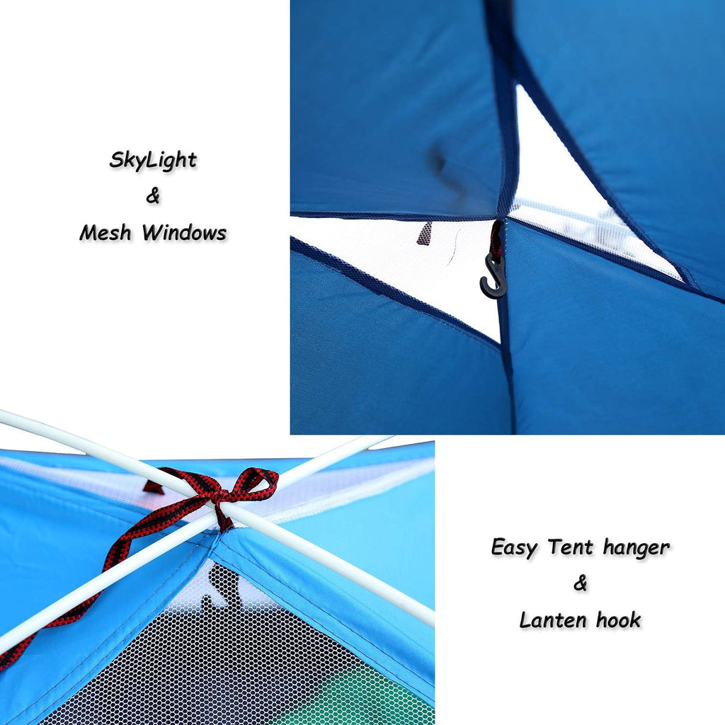2 Person Pop Up Camping Tent with Carrying Bag L10966