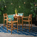 5 Piece Acacia Wood Bar Set B775983