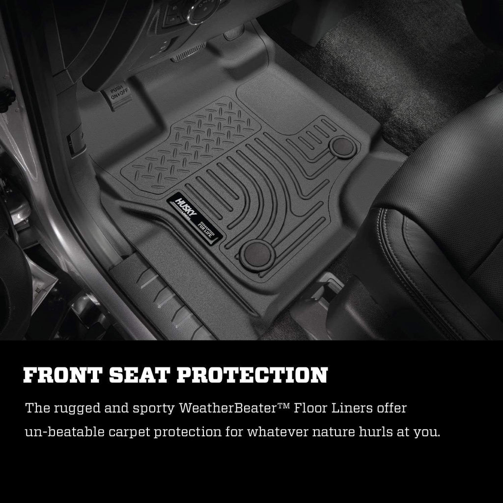 Black Front & 2nd Seat Floor Liners 3 Pcs G836