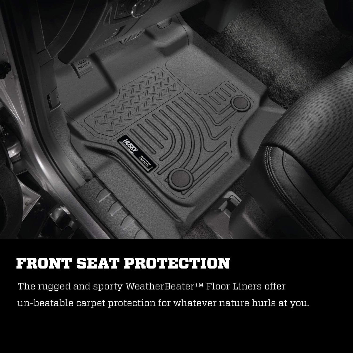 Black Front & 2nd Seat Floor Liners 3 Pcs G836