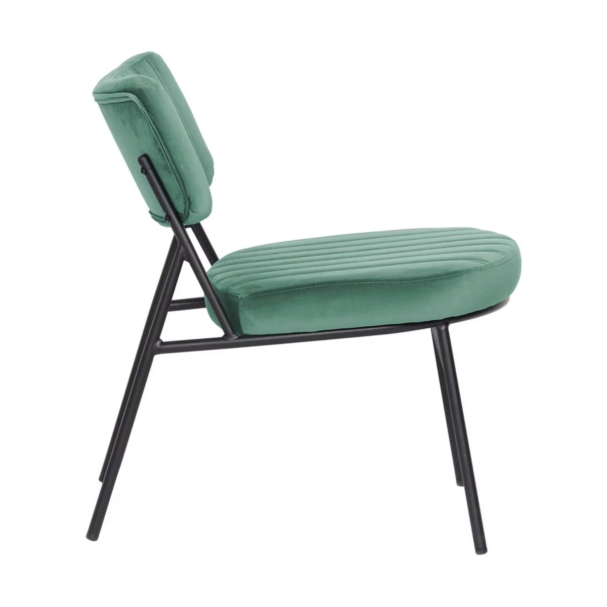 Velvet Accent Chair with Metal Frame Set of 2 D686199