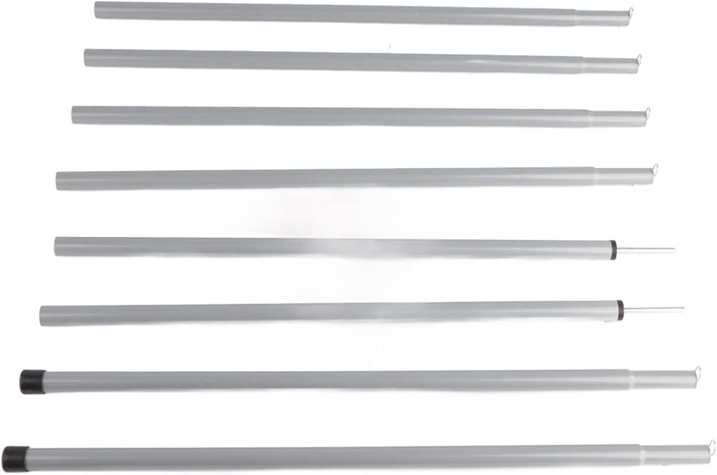 Telescoping Adjustable Iron Tarp Poles D1560