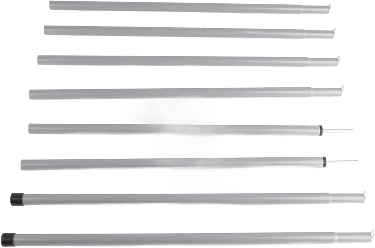 Telescoping Adjustable Iron Tarp Poles D1560