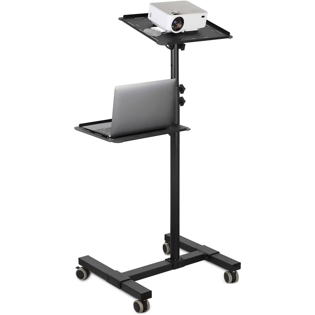 Mobile Projector Stand with Height-Adjustable Cart B765