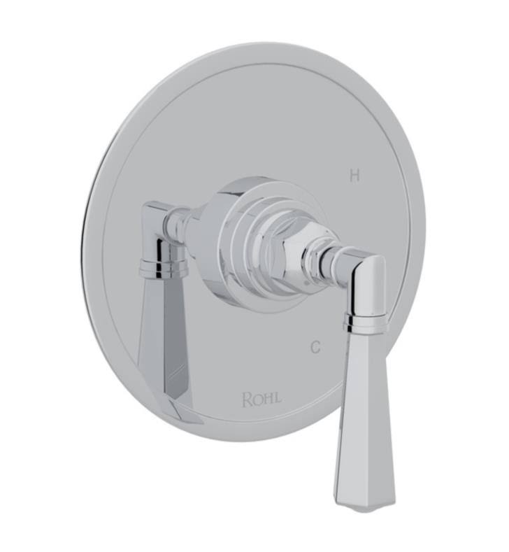 Tuscan Brass Pressure Balance Trim with Lever Handles E8281