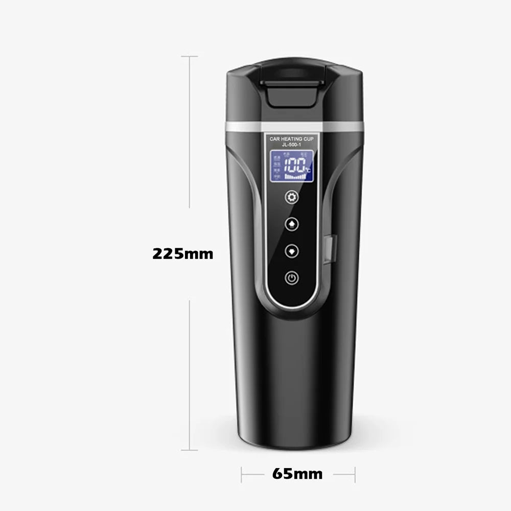 12.0V Car 24V Truck Heated Cup Electric Kettle with LCD Display F572236