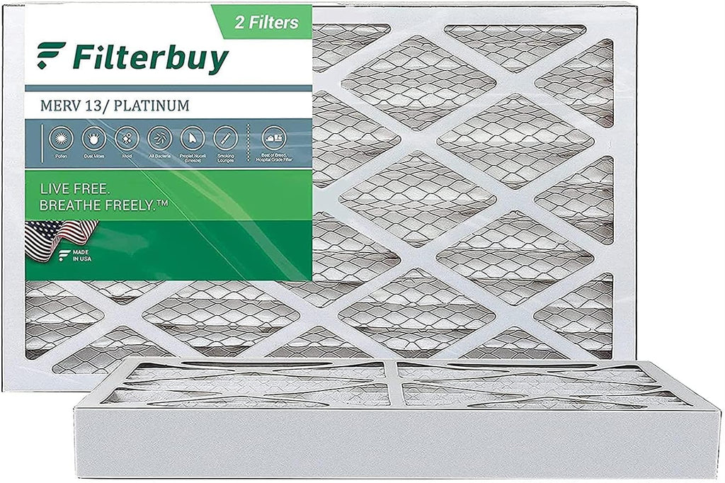 16x25x4 MERV 13 Pleated Air Filter (2-Pack) M34905
