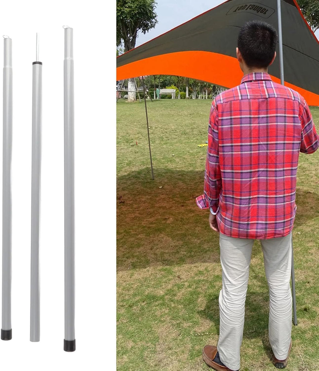 Telescoping Adjustable Iron Tarp Poles D1560
