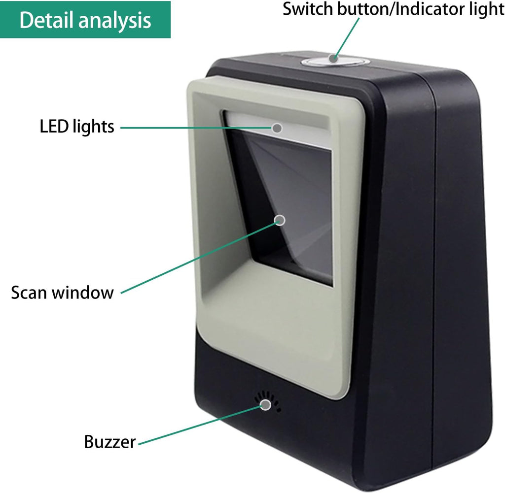2D QR Barcode Scanner Pack of 2 D855