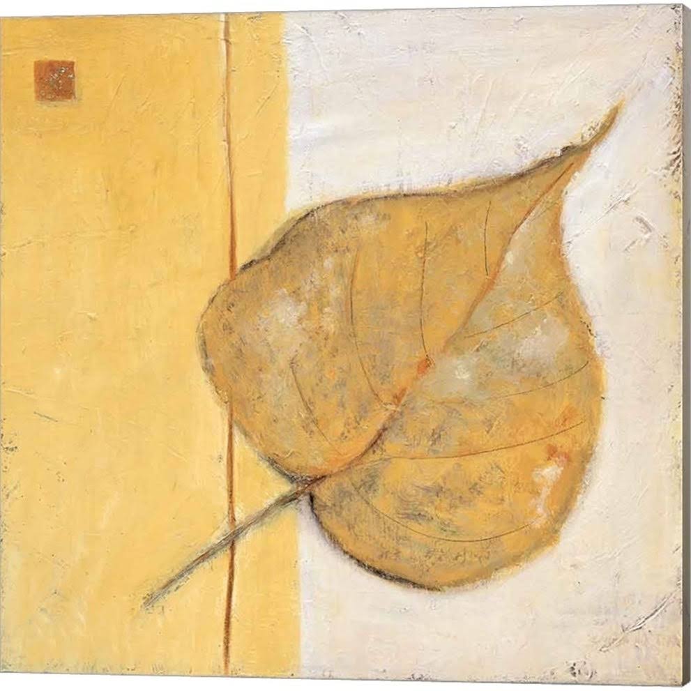 Leaf Impression 3 Piece Canvas Art Set Each 14W x 14H J693915