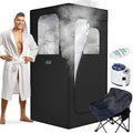 Navy Blue Portable Steam Sauna with Chair P28201