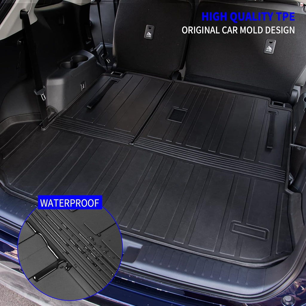 TPE All-Weather Cargo Liner Trunk Mat Pack of 2 W88889
