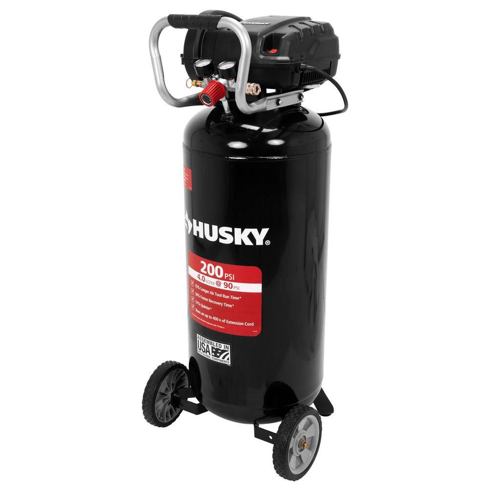20 gal. 200 PSI Oil Free Portable Vertical Electric Air Compressor J957