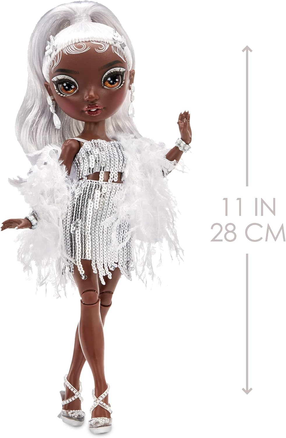 Rainbow High Posable Fashion Doll with 2 Designer Outfits & Vanity Playset J82992