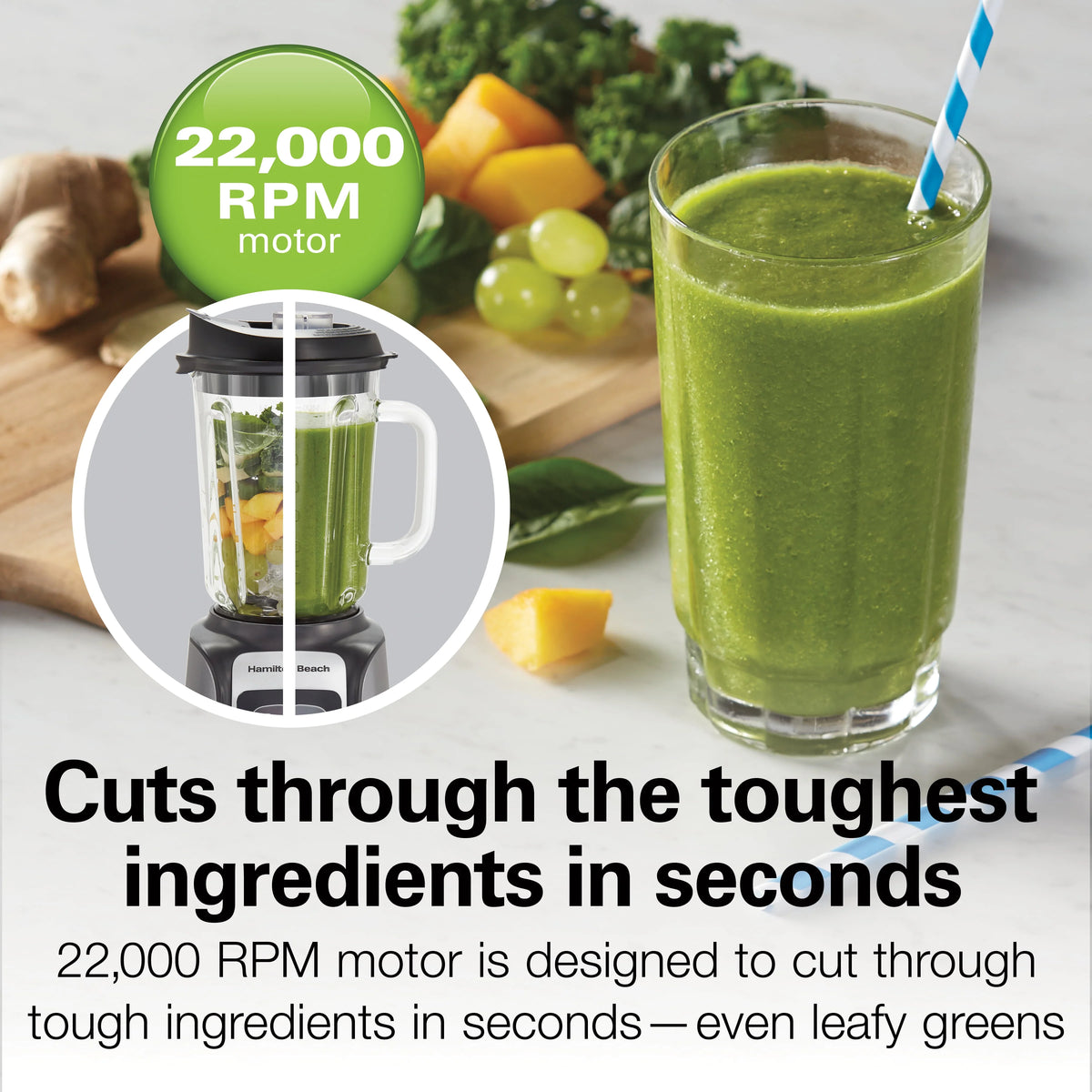 48oz BPA-Free Glass Jar Blender F37952