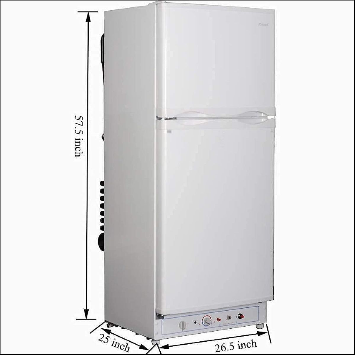 Propane Refrigerator with Freezer 6.1 cu.ft White J8520