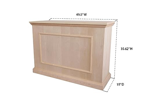 Unfinished TV Lift Cabinet for TVs Up to 50 Inch K44460