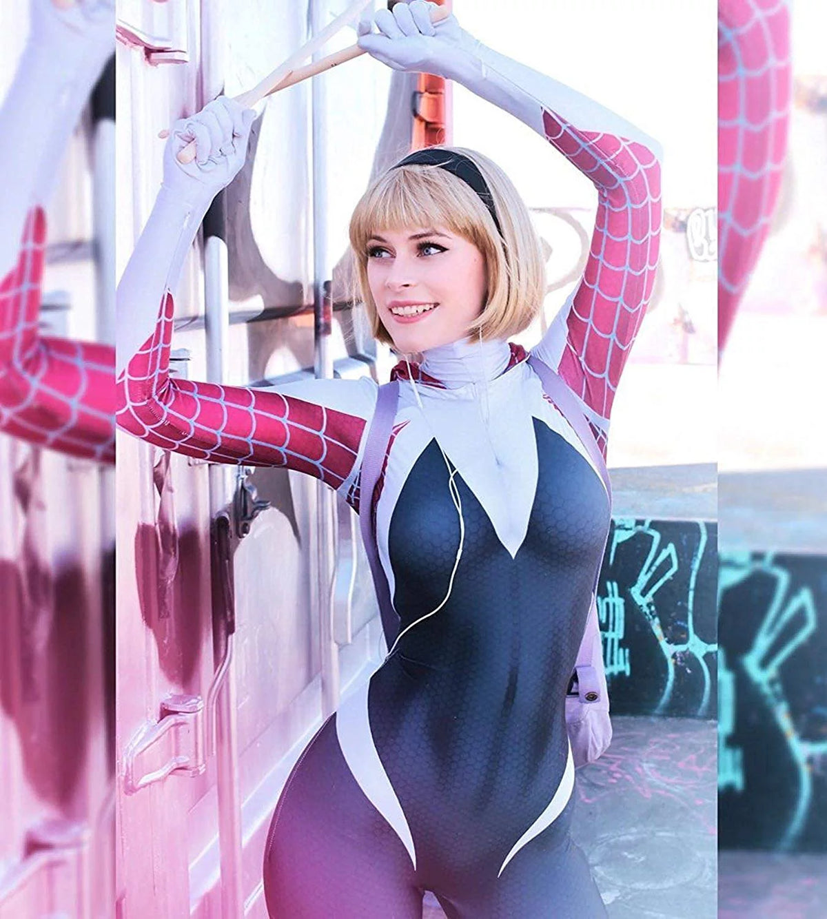Lycra Fabric Bodysuit (XL) I54649