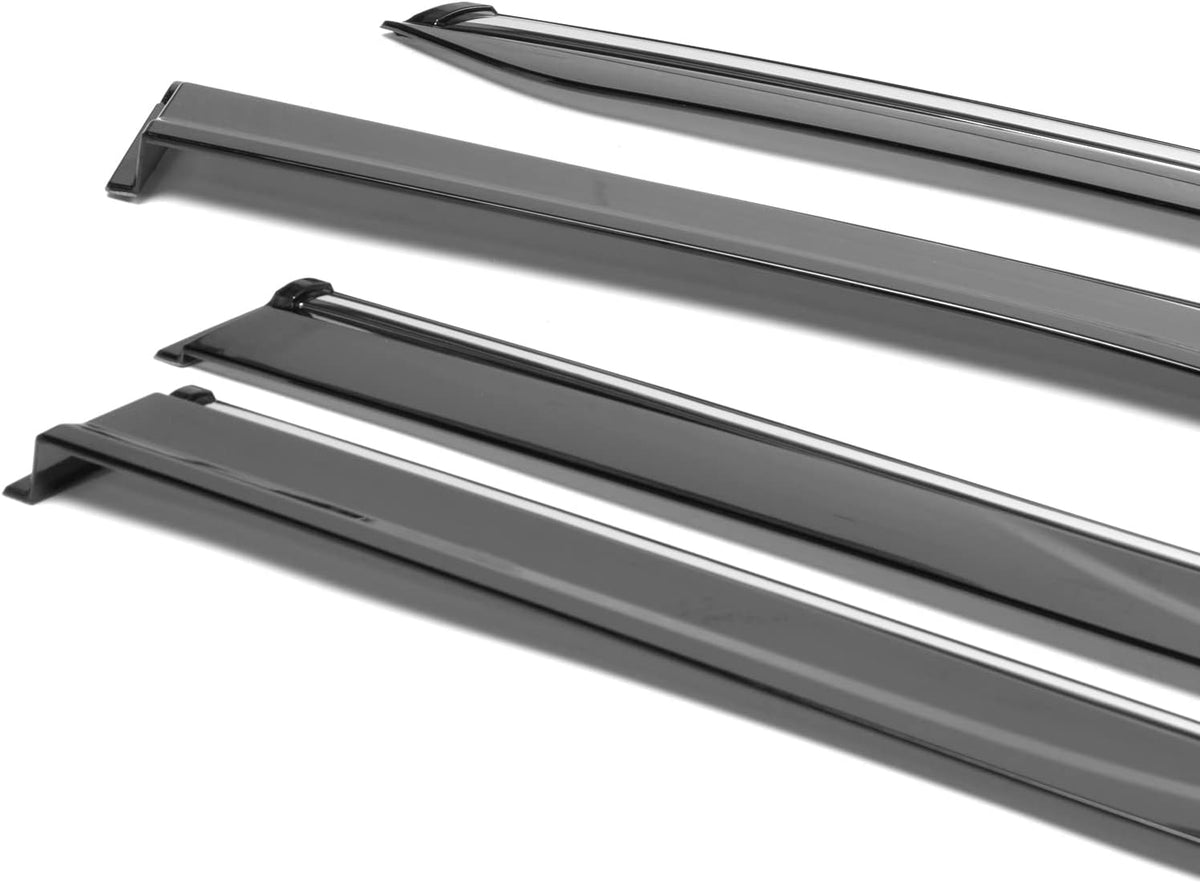 Window Visor with Chrome Trim 4PC F203562