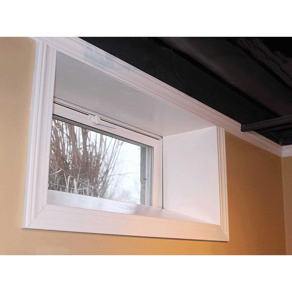 32 X 18 Vinyl Basement Hopper Window A44581