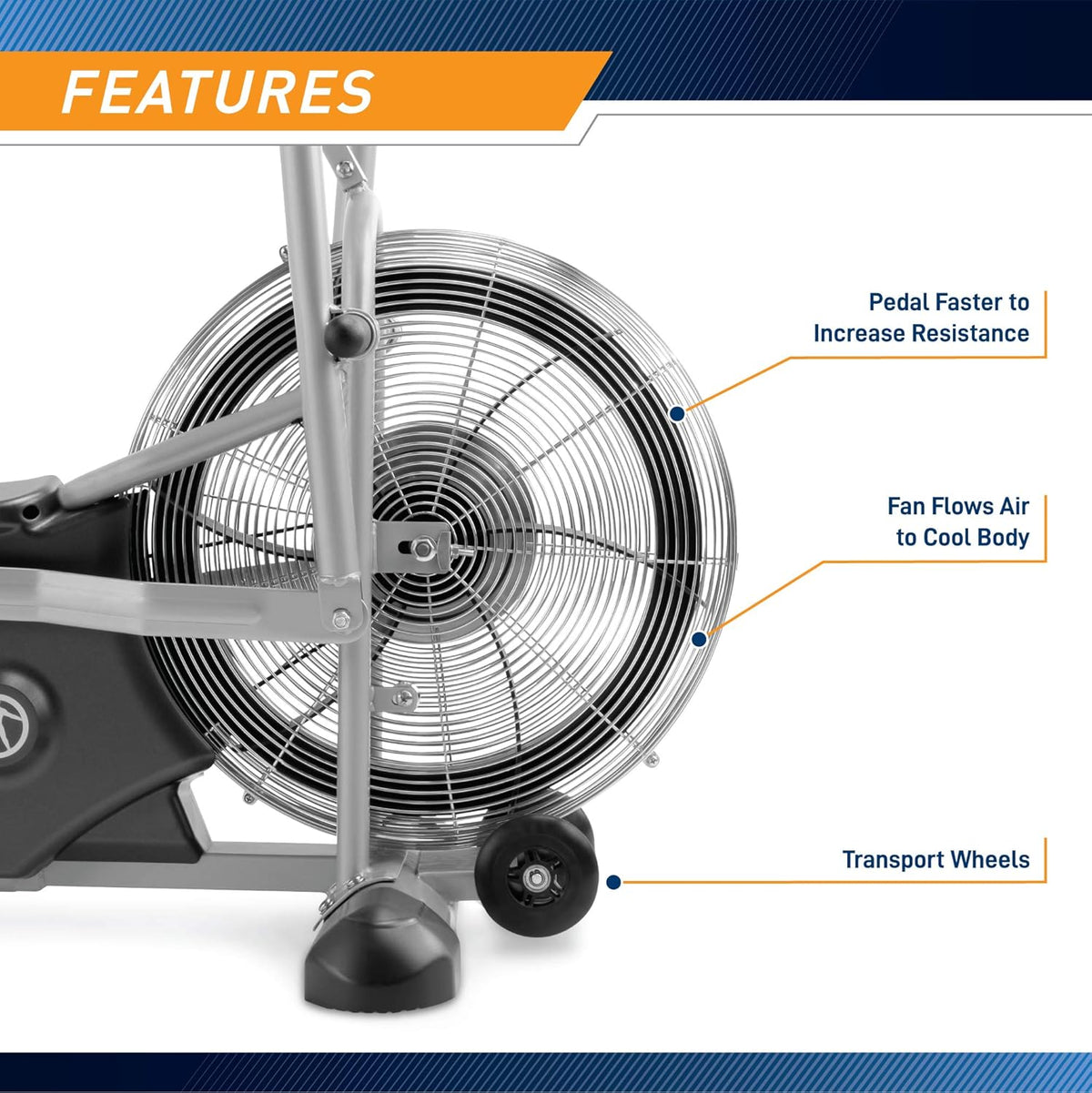 Upright Fan Bike X3549