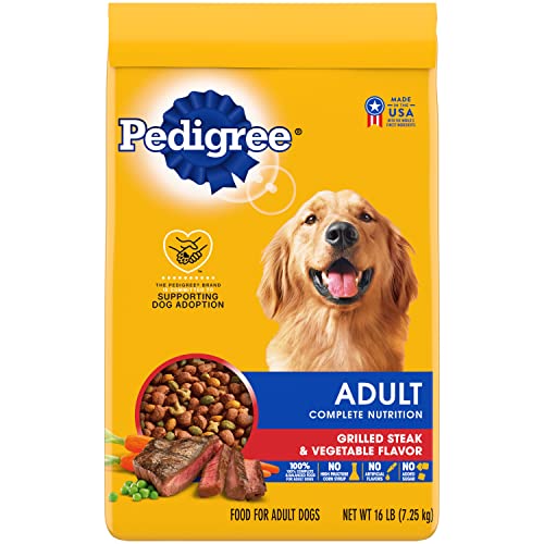 40 lb. Bag High Protein Dry Dog Food Beef and Lamb Flavor Kibble T767
