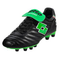 Black/Spring Green Firm Ground Soccer Cleat D4653