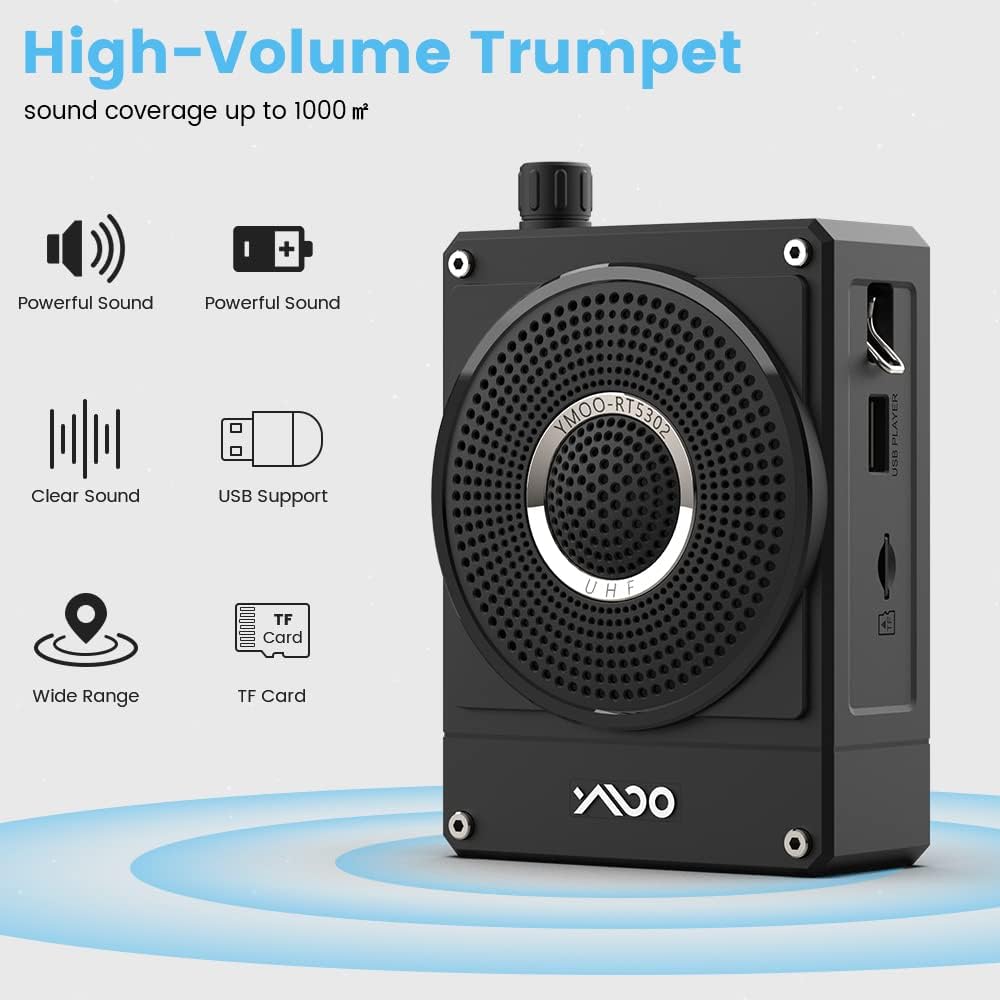 Voice Amplifier with Wireless Microphone Headset F8191