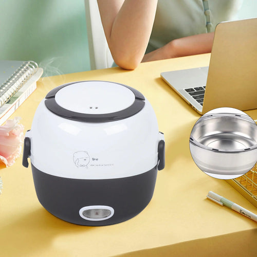 1.3L 2 Layers Electric Rice Cooker Stainless Steel B577