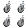 6 inch Thermoplastic Rubber Swivel Caster Set T794452
