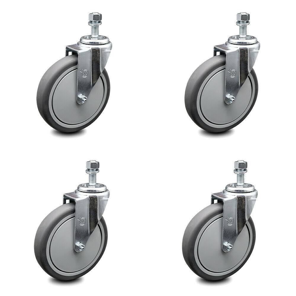 6 inch Thermoplastic Rubber Swivel Caster Set T794452