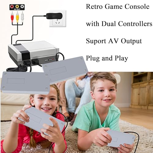 Grey Retro Game Console with 620 Classic Games T11748