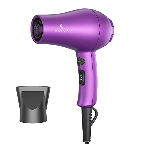 Compact 1000W Blow Dryer with Concentrator, Purple Z121