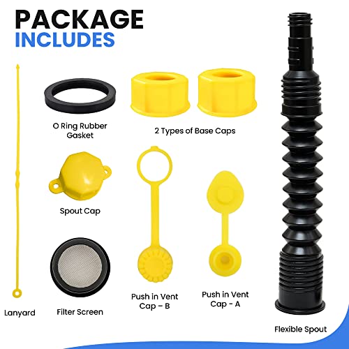 Universal Gas Can Spout Replacement No Spill Nozzle A271210