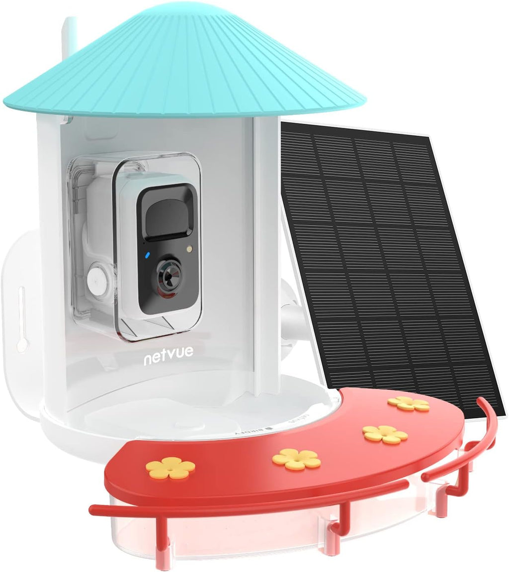Birdfy Solar Camera with Humming Bird Feeder Extension Perch J427257