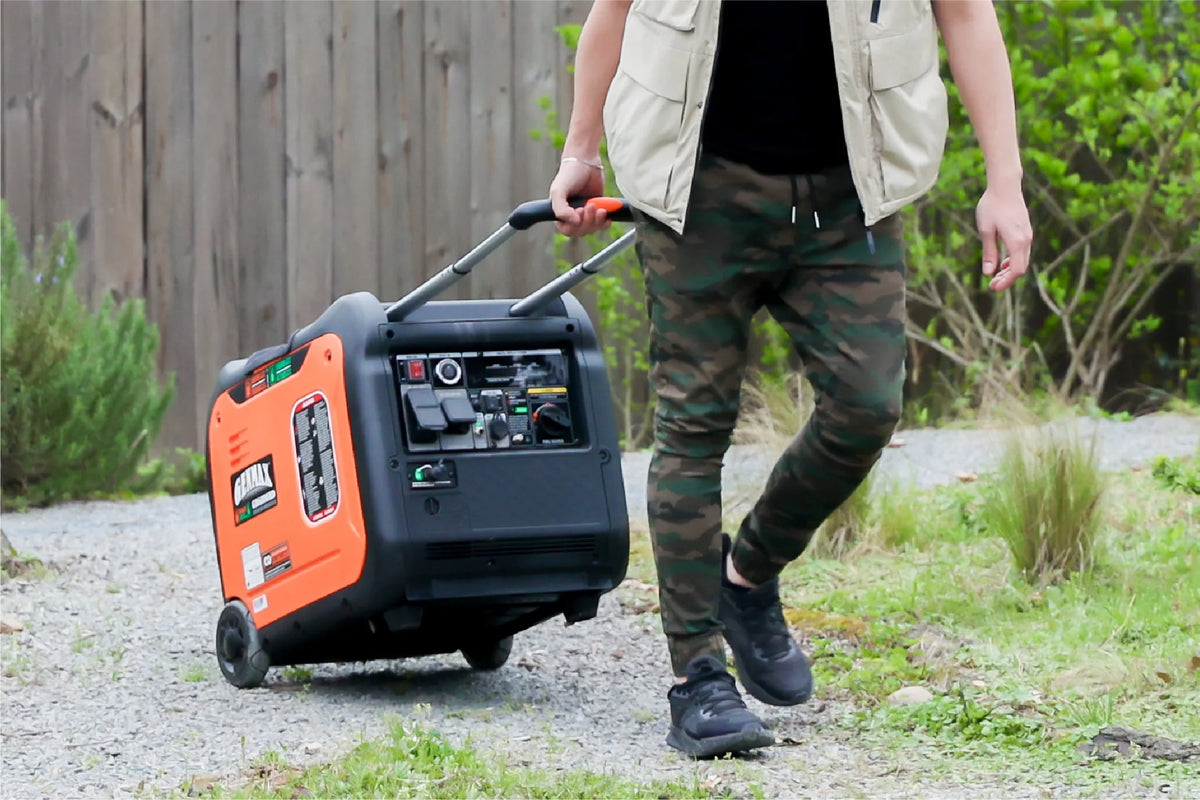 6000W Dual Fuel Portable Inverter Generator with Remote/Electric Start K56957