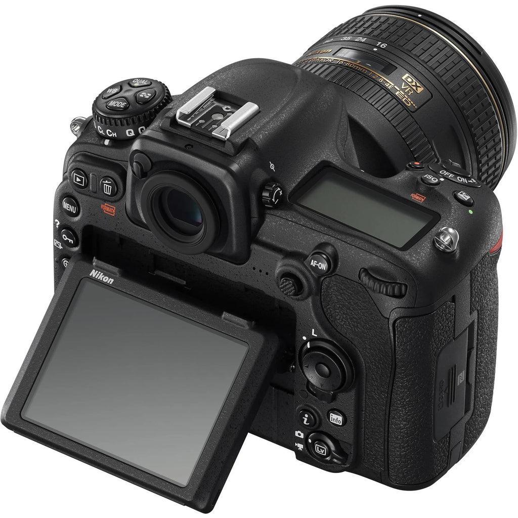 Nikon D500 DSLR Camera with 16-80mm & 70-300mm Lenses + 64GB Extreme Pro SDXC, UV Filter, 2x Spare Batteries (32pc Bundle) J2131
