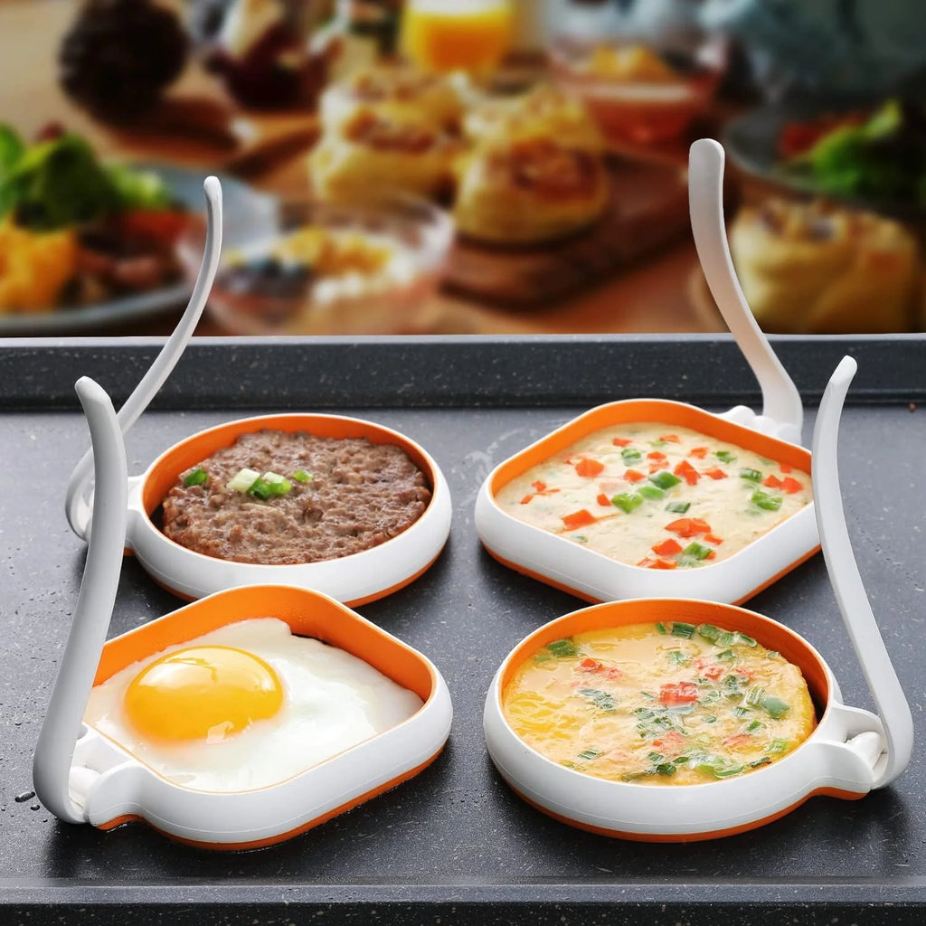 Non Stick Silicone Egg Rings K3849