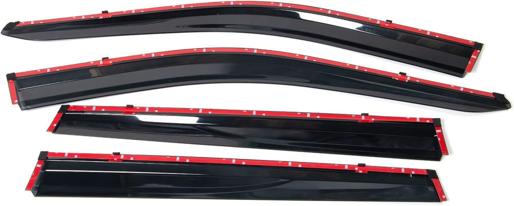 Window Visor with Chrome Trim 4PC F203562
