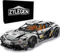 1:8 Scale Race Car Building Blocks Set 3500 Pcs A836586