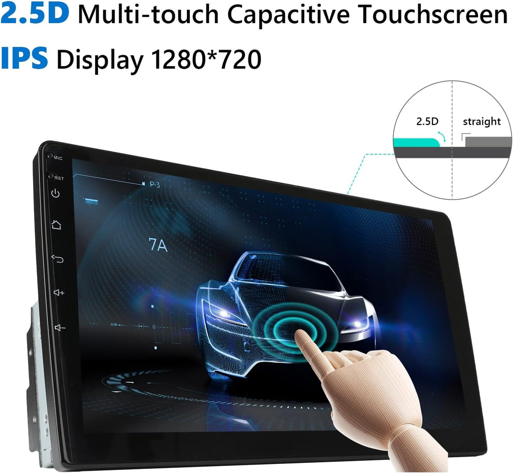 Android 10.0 Car Stereo, CarPlay & Android Auto, Double Din, 10.1 Inch E204316