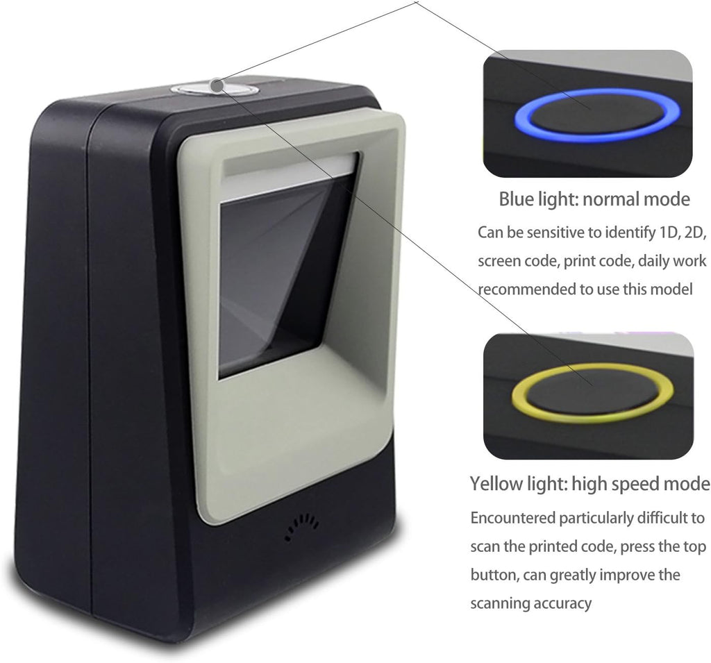 2D QR Barcode Scanner Pack of 2 D855