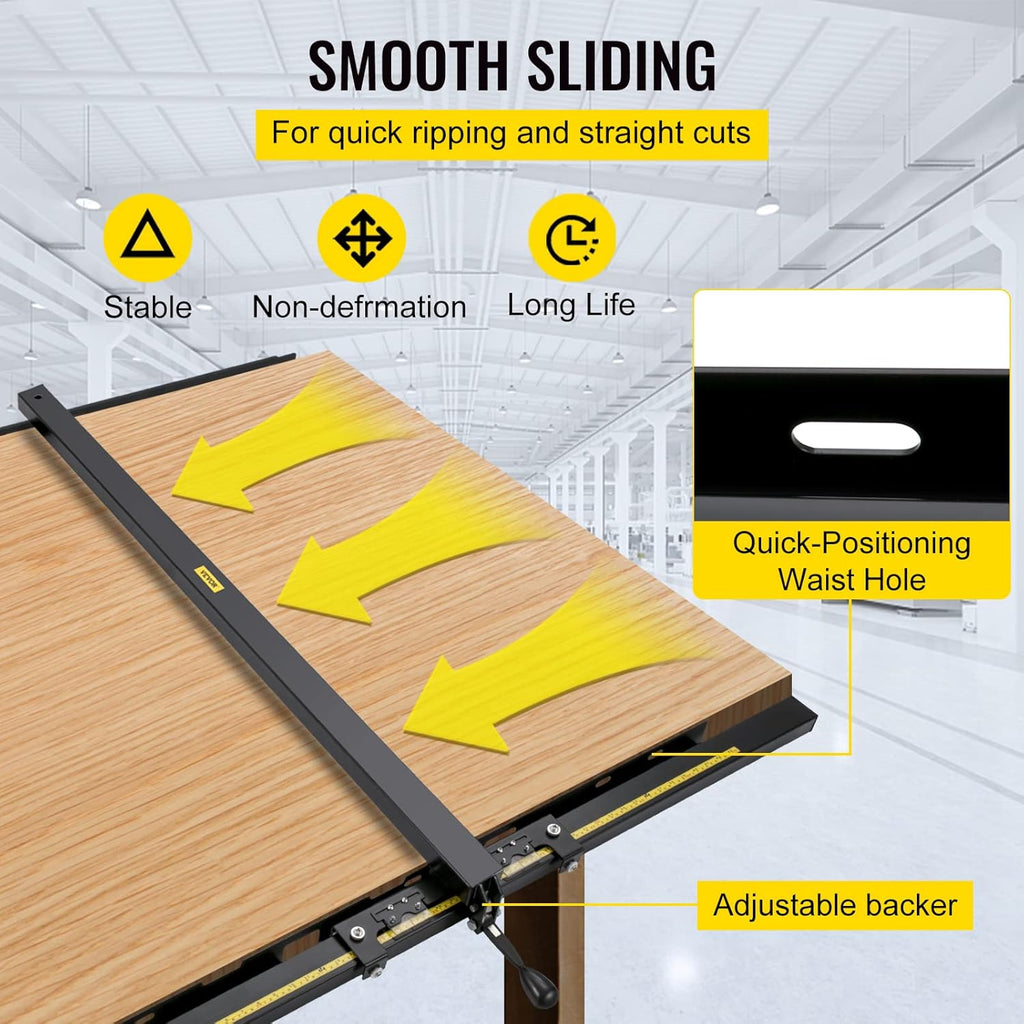 57×57 Table Saw Fence System with Front Guide Bar Z763995
