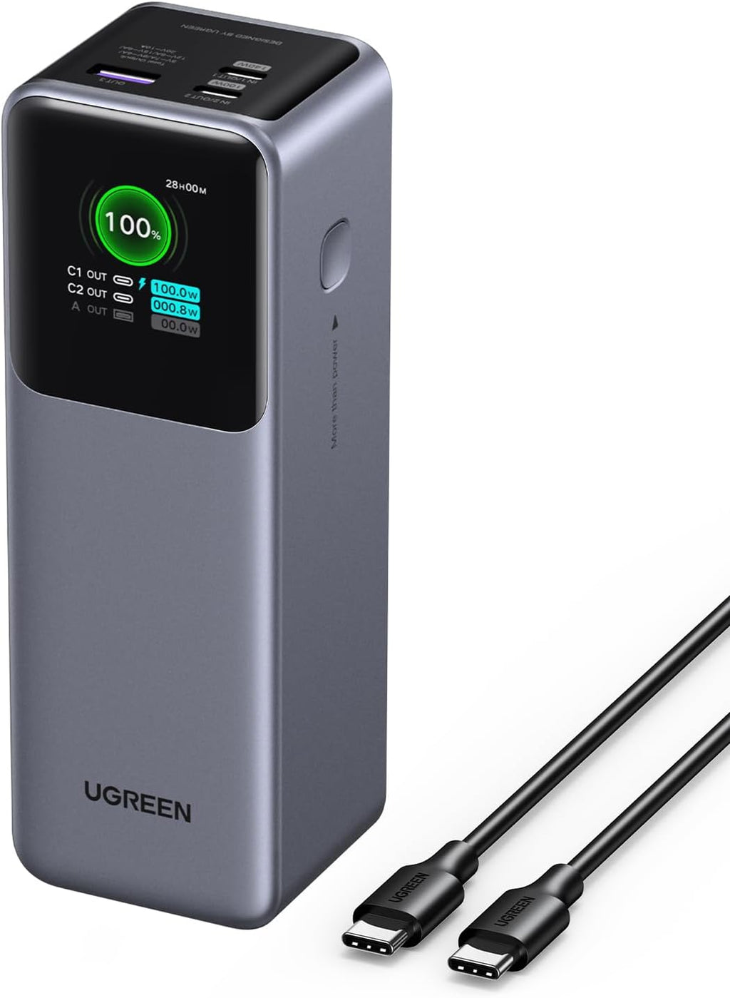 25000mAh 200W Portable Charger with TFT Display K84550