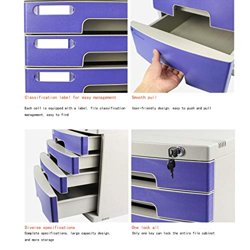 Pink 3 Drawer Lockable Filing Cabinet T8931