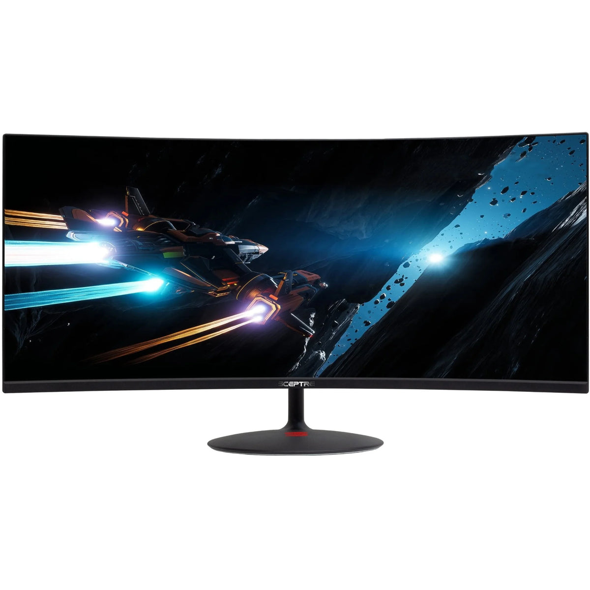 34" Curved Screen Gaming LCD Monitor, 21:9, Black W456132