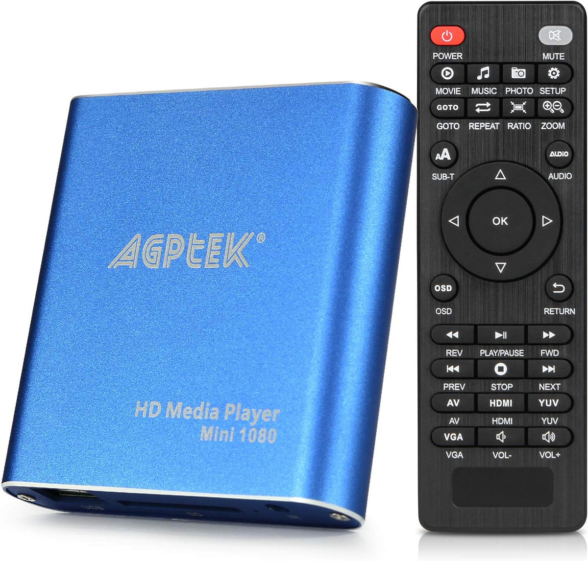 HDMI Media Player, 1080p Full-HD, USB Flash Drive and SD Card O21738